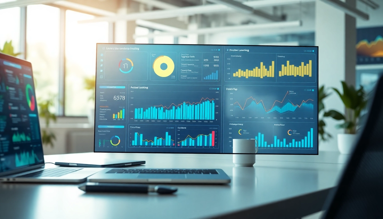 Visualize crush ai's interactive dashboard showcasing sophisticated data analysis in a bright office.
