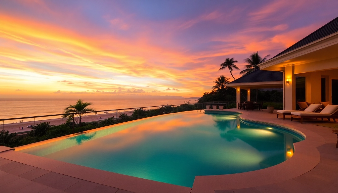 Experience the luxury of real estate Phuket with this stunning villa featuring breathtaking sunset views.