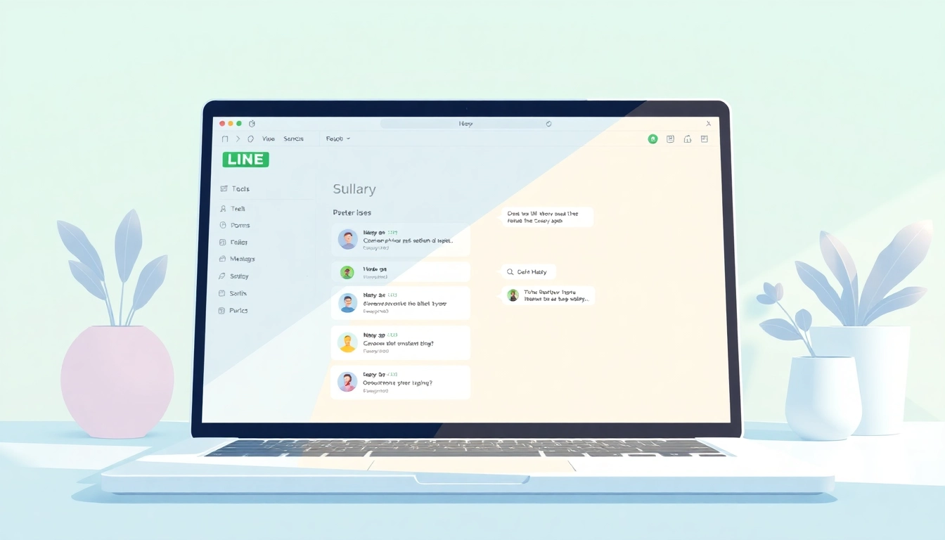 Download line电脑版下载 on your laptop and enjoy seamless communication features tailored for users.