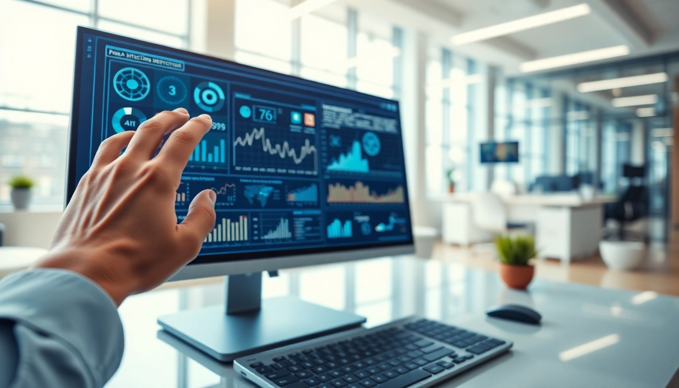 Enhance ai detection accuracy with advanced digital tools displayed in a professional workspace.