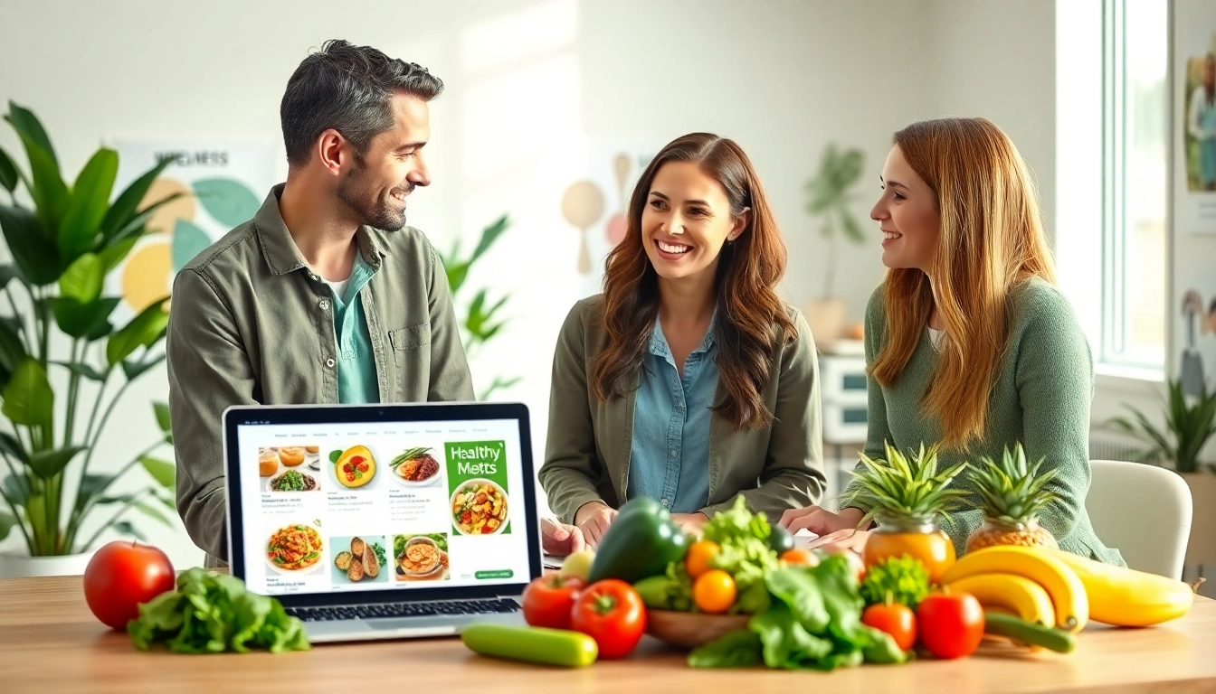 Consulting on the best diet to lose weight with a nutritionist in a modern office.