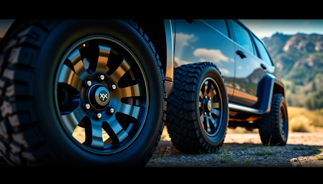 Showcasing XD wheels on an SUV with a rugged design in a natural outdoor setting.