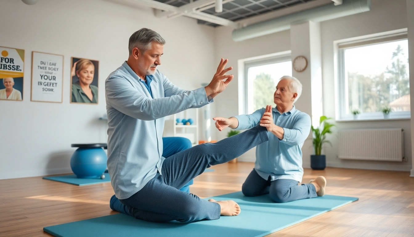 Senior physiotherapy Edmonton session showcasing personalized care for elderly patients.