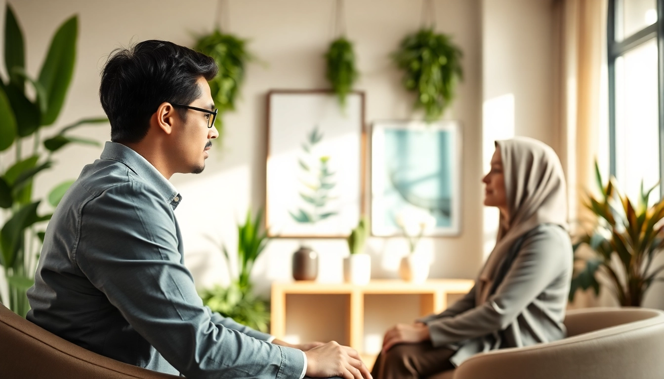 Engaged session with psychologists in dubai providing comforting support.