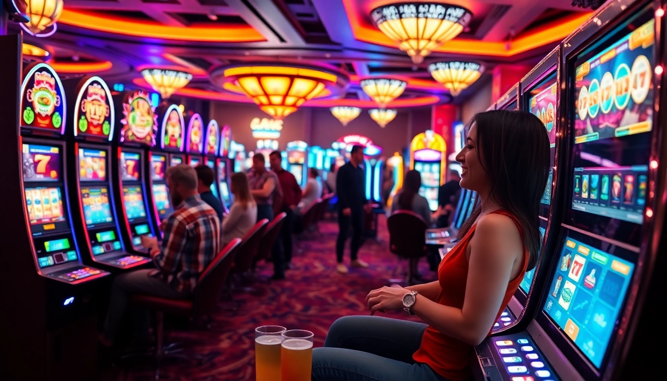 Experience engaging gaming moments at https://slotbuff3.com with modern slot machines and a vibrant casino atmosphere.
