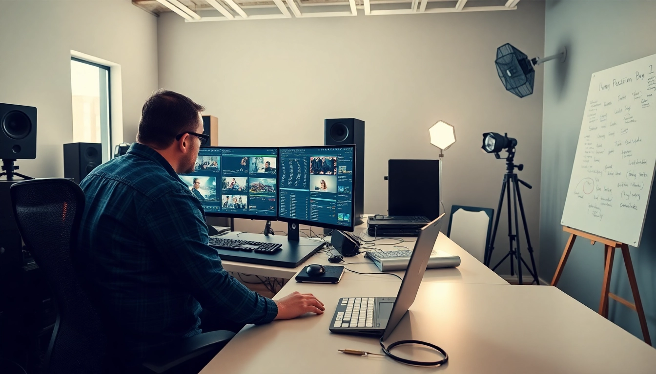 Experience seamless Editing Post Production Toronto with professionals in a dynamic editing studio.