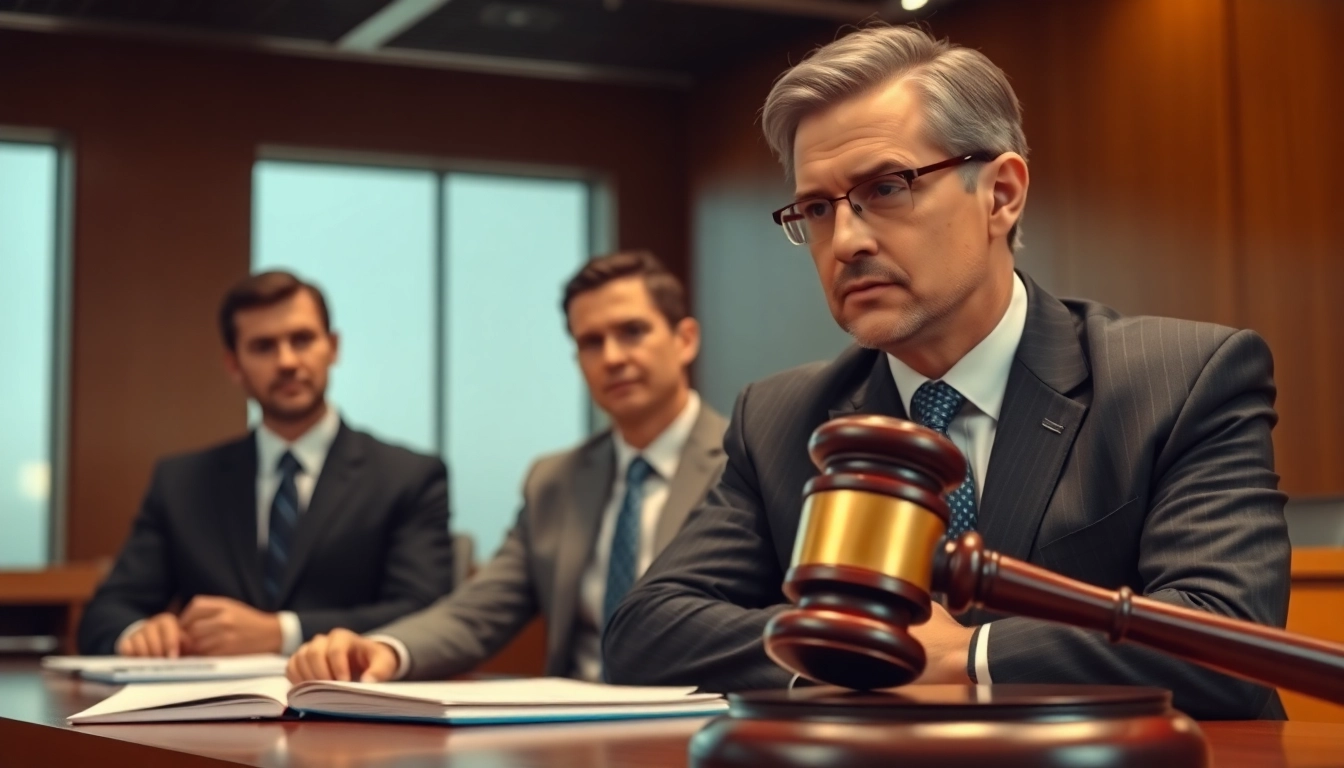 Tampa Criminal Attorney showcasing legal expertise and determination in a courtroom.
