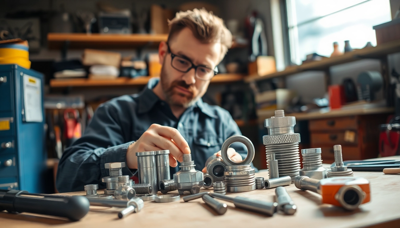 Inspecting essential Jerr Dan Parts in a professional workshop environment.