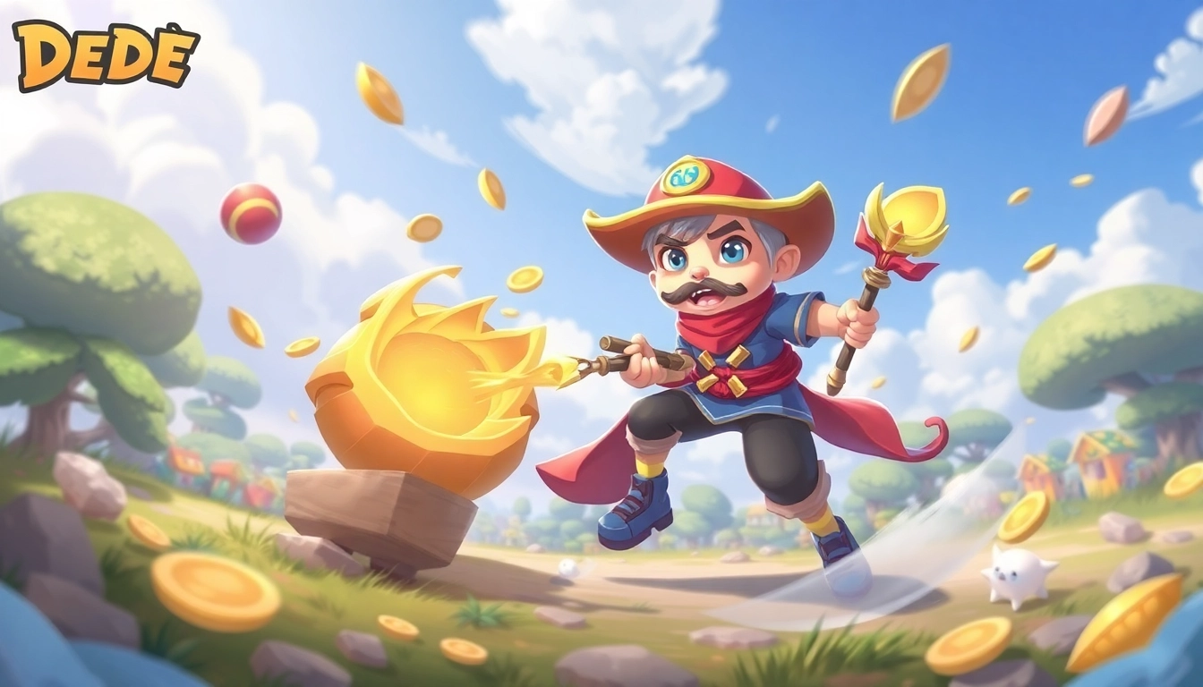 Chơi dede game với những nhân vật hoạt hình sôi động và màu sắc tươi tắn.