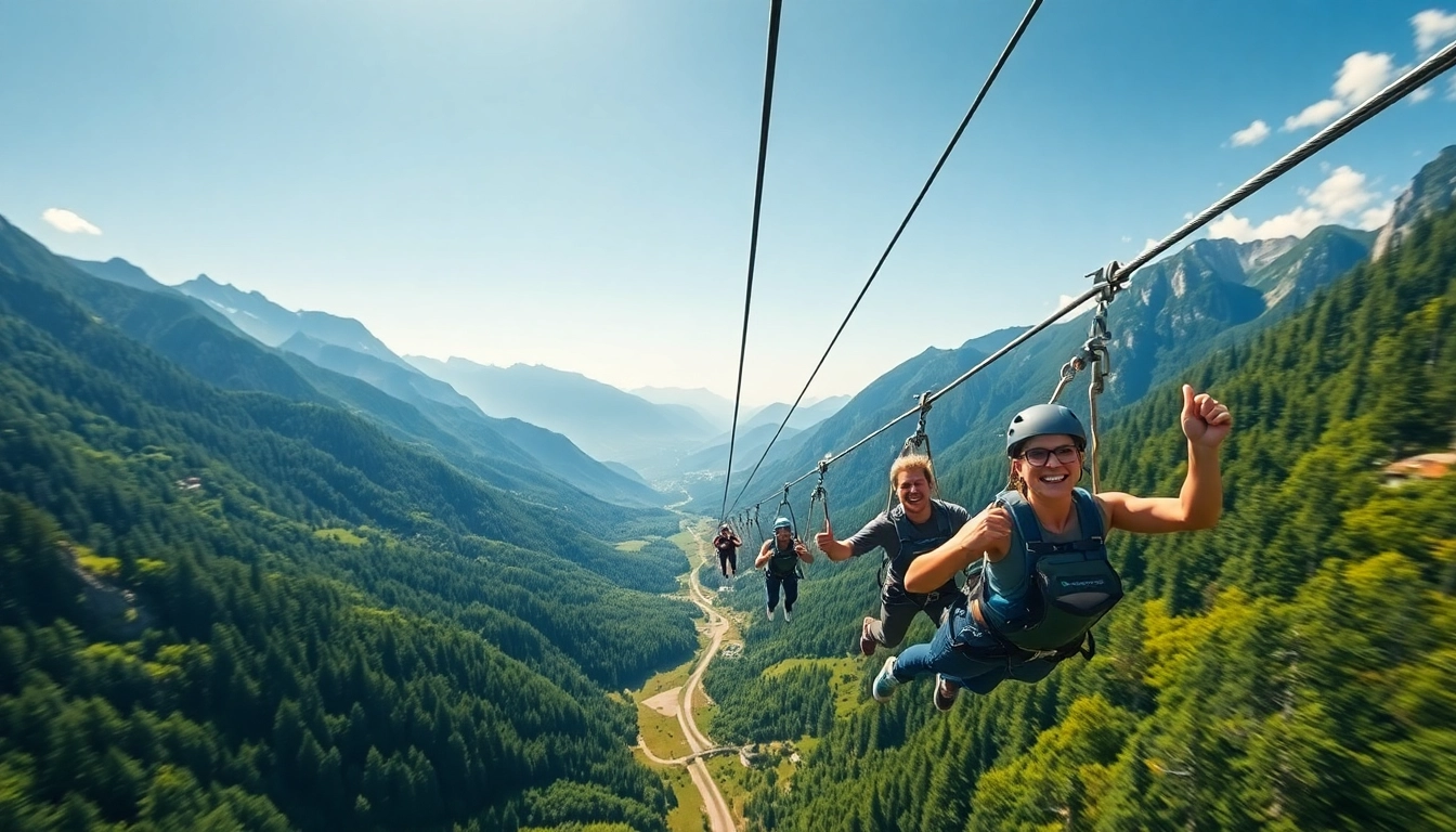Doživite Bovec zipline nad slikovito dolino Učja z razburljivimi ziplini.