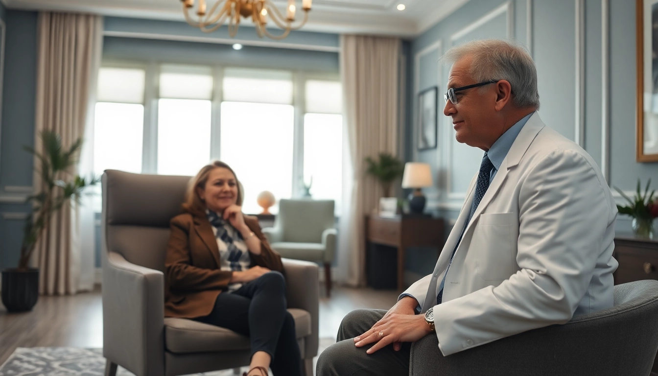 Consultation with the best psychiatrist in dubai in a calming office setting.