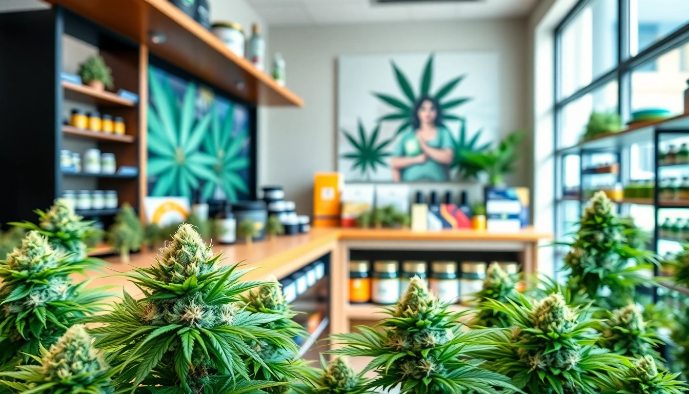 Find informative options of where to buy weed in a modern dispensary with vibrant products.