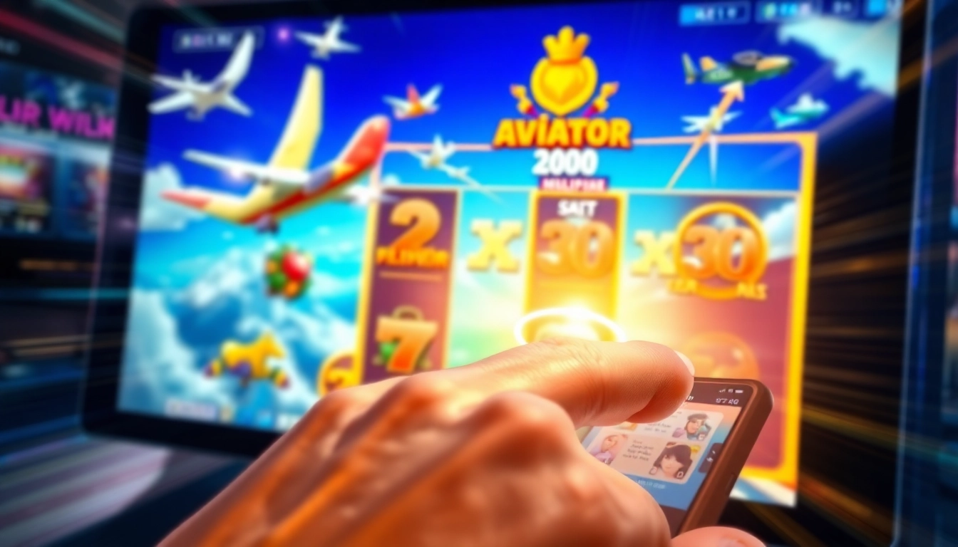 Engaging player interacting with the Pinco Aviator game, highlighting dynamic game elements.