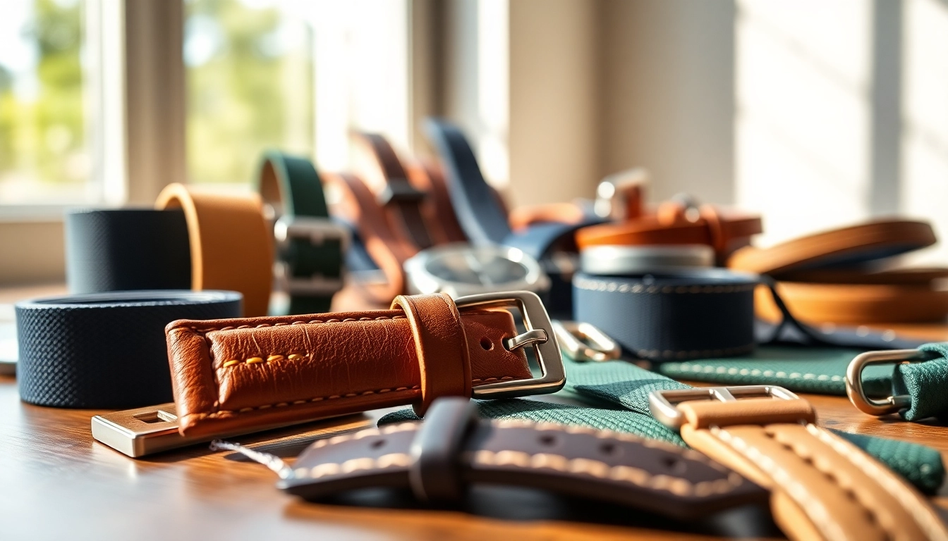 Explore exquisite uk watch straps showcasing various materials and textures for all watch lovers.