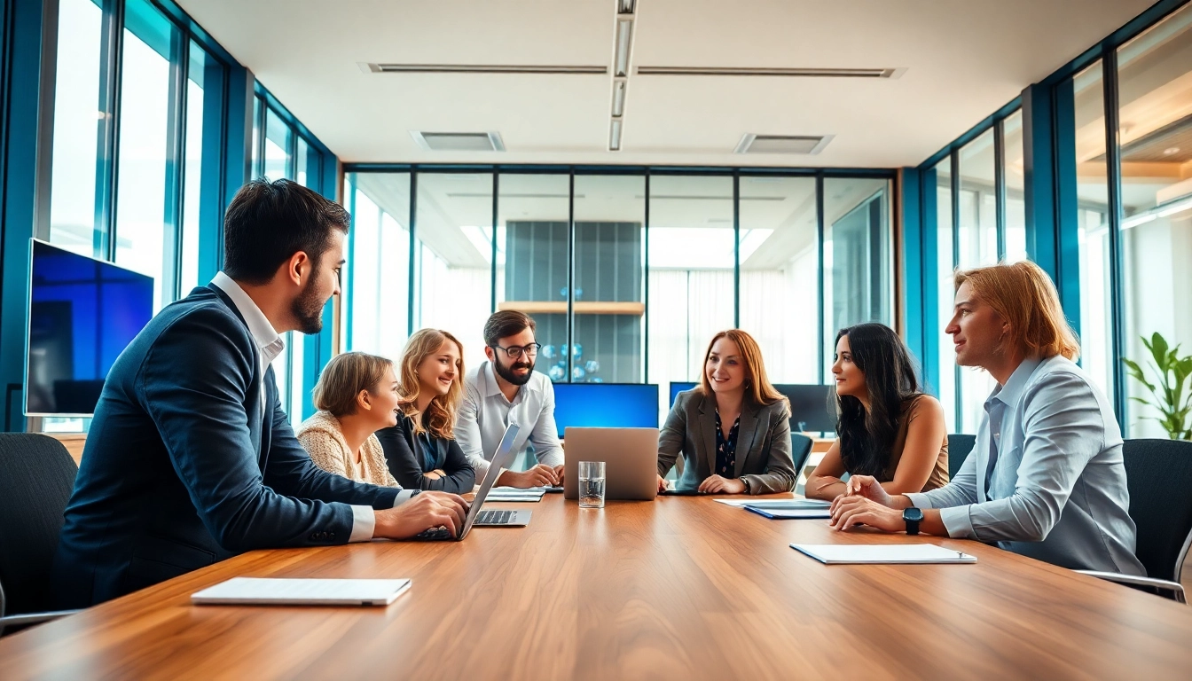 Collaborative business strategy session at https://inbusinessphx.com with diverse professionals contributing ideas.