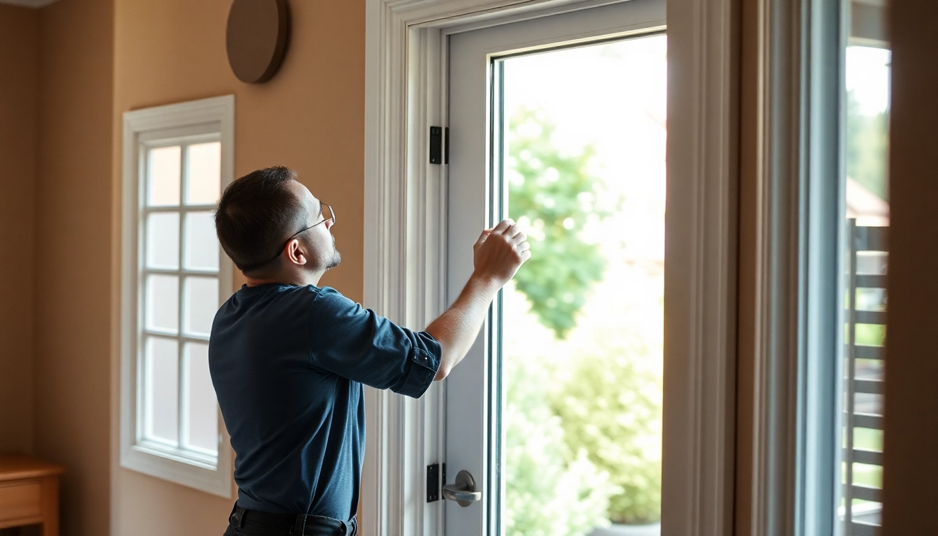 Installing a new door replacement Tigard Oregon with a focus on expert craftsmanship.