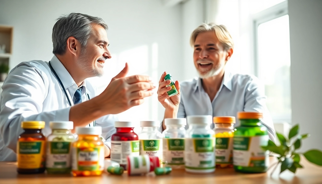 Evaluate how to choose a weight loss supplement with a nutritionist in a bright and welcoming office.