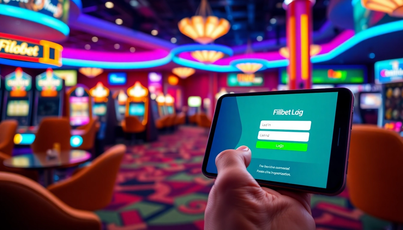 Engage with the filbet login to access exciting betting features in a vibrant casino environment.