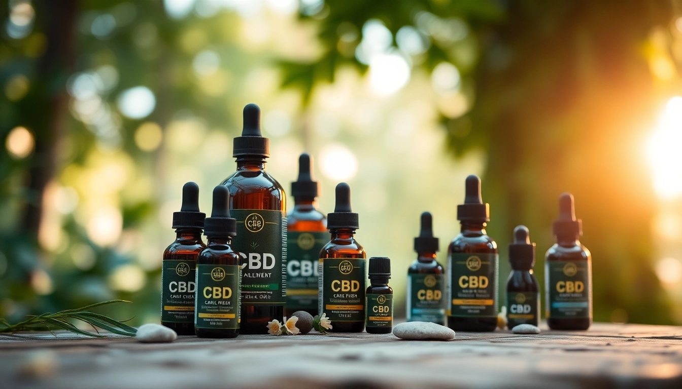 Showcasing CBD UK products in a tranquil natural environment, highlighting their organic essence.